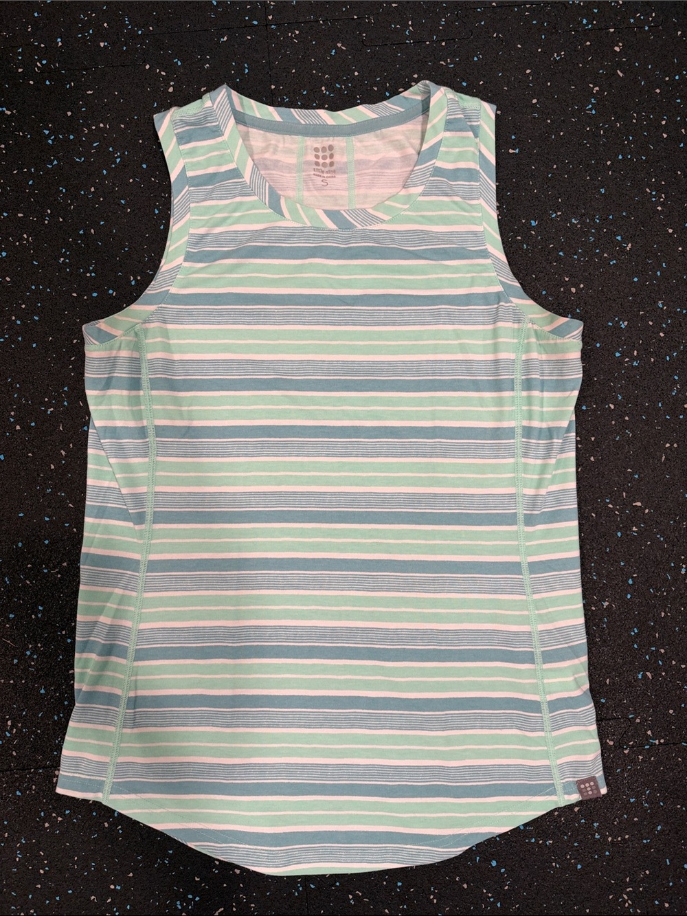 Title Nine Vibe Tank Top - Rugby Stripe women’s size S